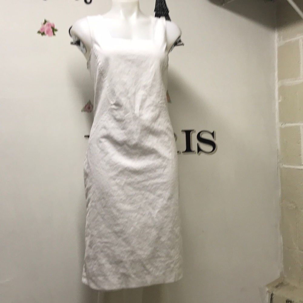 Chadwicks White Sleeveless Dress